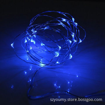 2M 20 LED Battery Mini LED Copper Wire String Lights AA Battery Operated